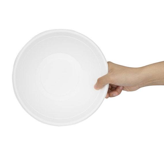 Fiesta Kompostierbare Bagasse Poke Bowl Böden 24oz (50 Stück)