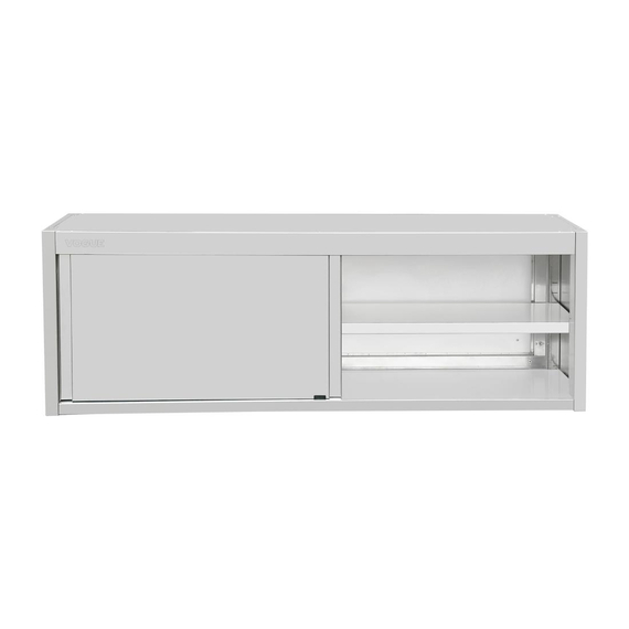 Vogue Hängeschrank Edelstahl 650x1800x400mm