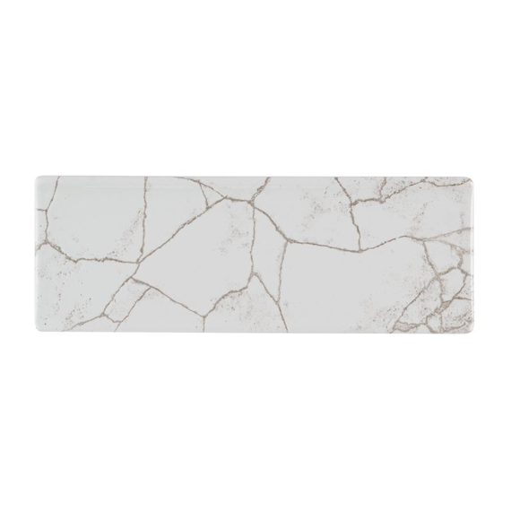 Churchill Studio Prints Kintsugi Achatgraue längliche Platten, 250 x 90 mm, (6 Stück)