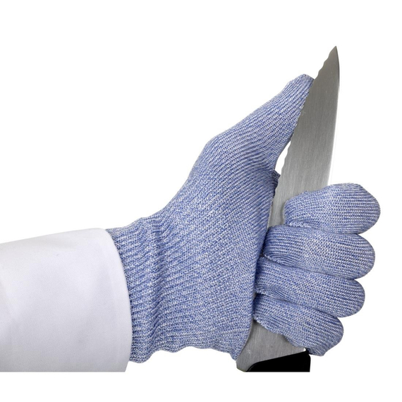 Schnittfester Handschuh blau M