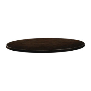 Topalit Classic Line runde Tischplatte Wenge 70cm