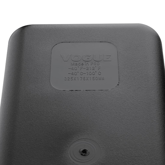 Vogue GN-Behälter GN1/3 schwarz 150mm