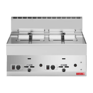 Gastro M Gasdoppelfritteuse 60/60FRG 2 x 8L