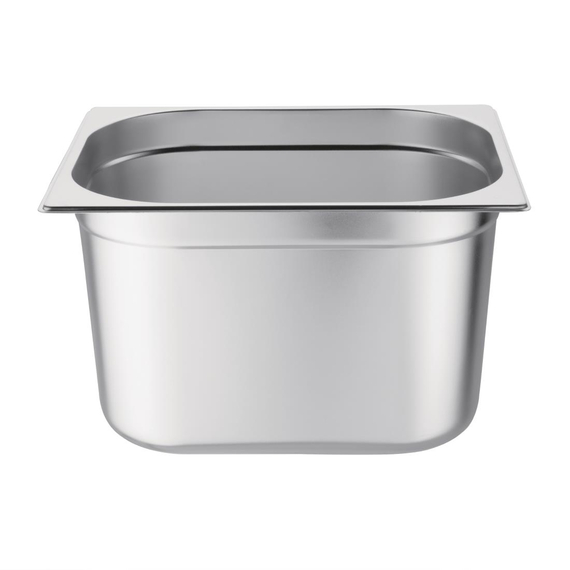 Vogue GN-Behälter Edelstahl 20cm GN1/2