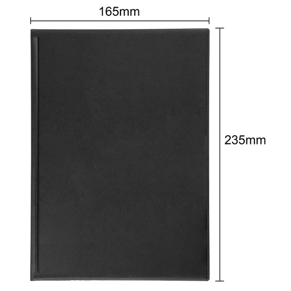 Olympia Speisekarte PVC schwarz A5