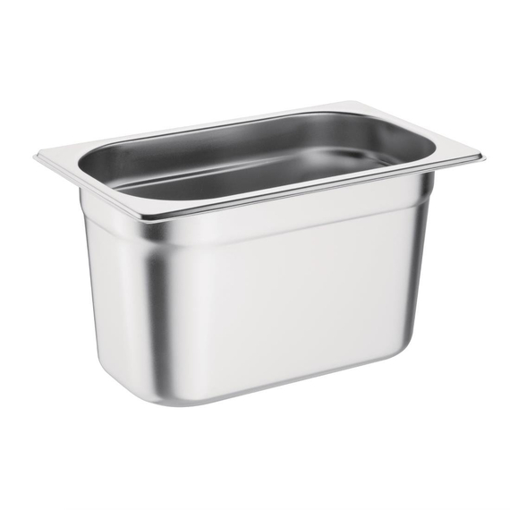 Vogue GN-Behälter Edelstahl 15cm GN1/4
