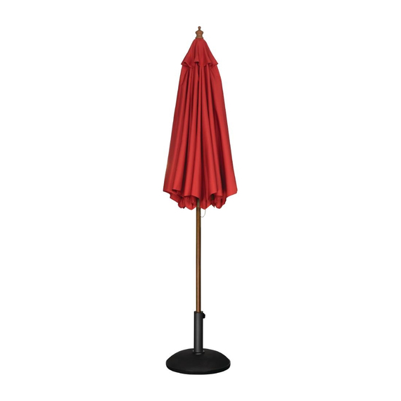 Bolero runder Sonnenschirm rot 2,5m