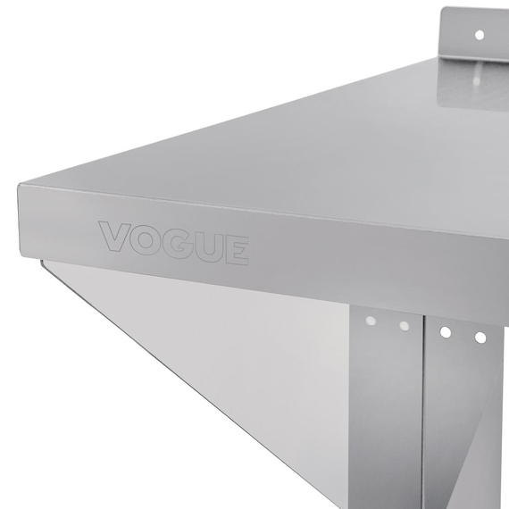 Vogue Wandregal Edelstahl 56x46cm