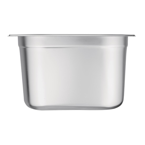 Vogue GN-Behälter Edelstahl 20cm GN1/2