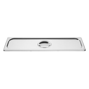 Vogue Edelstahl Gastronorm 2/4 Deckel