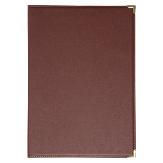 Olympia Speisekarte Kunstleder bordeauxrot A4