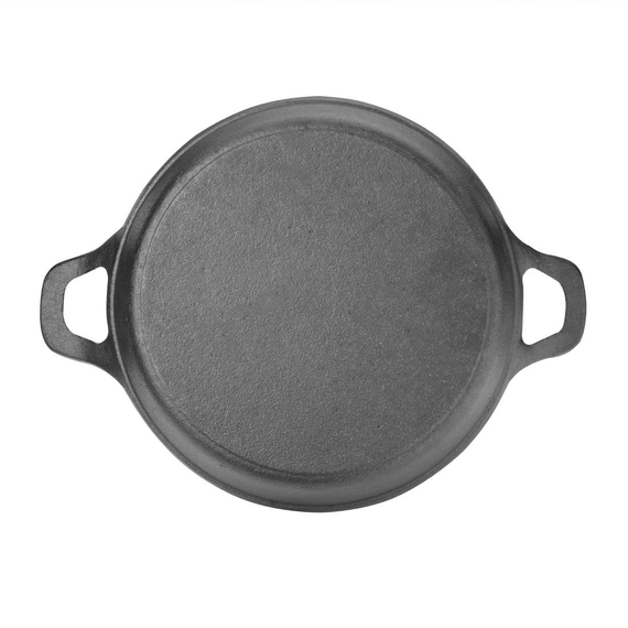 Olympia gusseiserne runde Servierpfanne mit Griffen 18cm