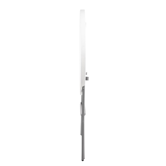 Bolero runder Klapptisch weiß 80cm