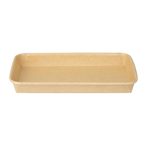 Fiesta Recycelbare Nr. 7 Sushi Tablett Basen 220x137mm (300 Stück)