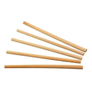Sier Einweg Gerade Strohhalmrohr ø 6-8 mm / 20 cm (50 Stück)