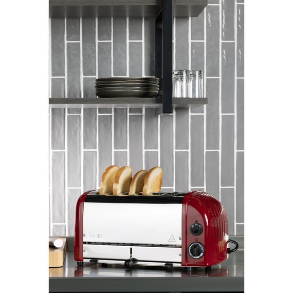 Dualit Toaster 60154 rot 6 Schlitze