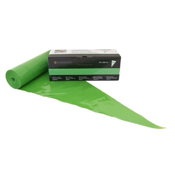 Schneider Einwegspritzbeutel grün 47cm (100 Stück)