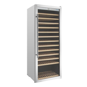 Polar G-Serie Ein-Zonen-Weinkühlschrank Edelstahl 118 Flaschen