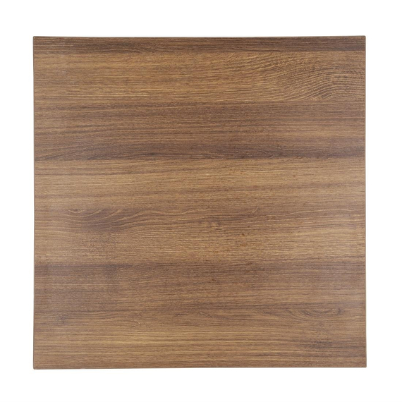 Bolero quadratische Tischplatte Eiche rustikal 70cm