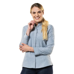 Chaud Devant Nordic Grau Damen Kochjacke Größe L