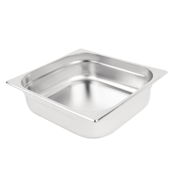 Vogue GN-Behälter Edelstahl 10cm GN2/3