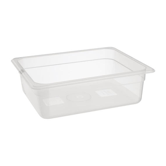 Nisbets Essentials GN 1/2 Polypropylenbehälter ohne Deckel 10cm