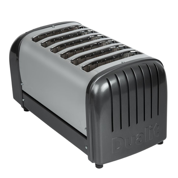 Dualit Toaster 60156 grau 6 Schlitze
