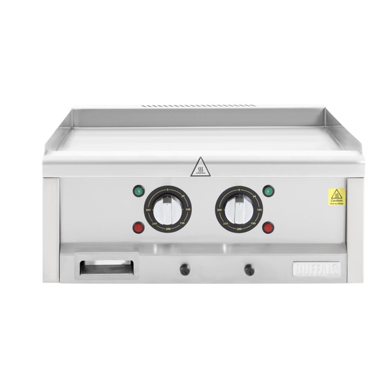 Elektrische Zweizonen-Grillplatte der Buffalo 600-Serie, 600 mm