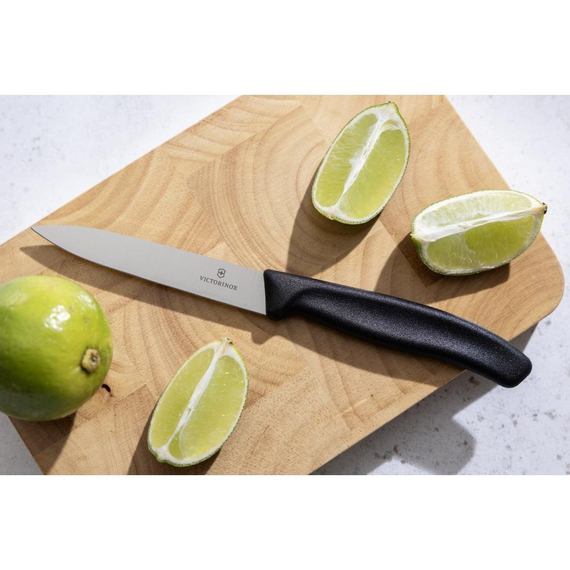 Victorinox Schälmesser Spitz 10cm Schwarz