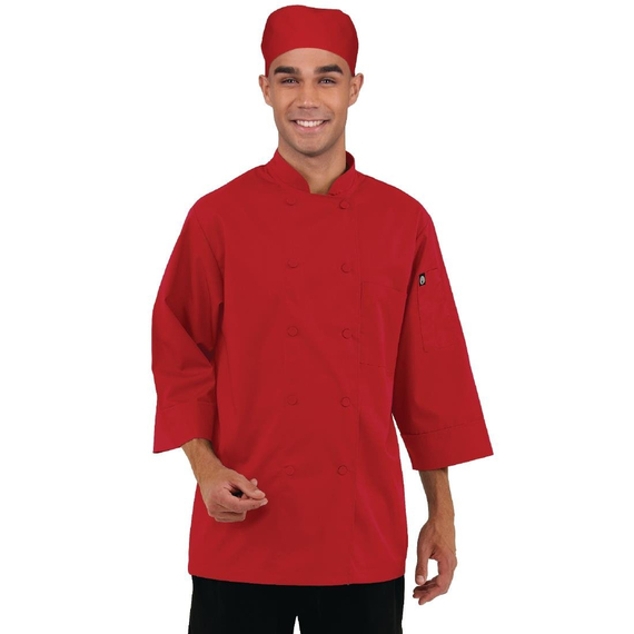 Chefkoch Unisex Jacke Rot M
