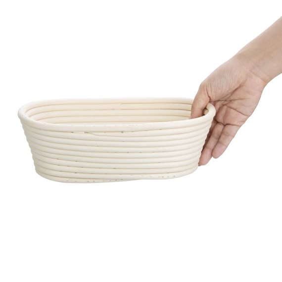 Vogue Rattan Gärkorb Oval 250x150x80mm