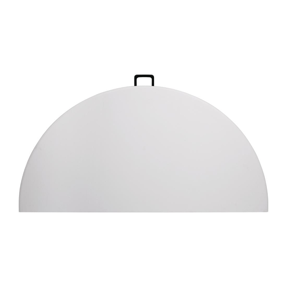 Bolero runder Klapptisch weiß 153cm