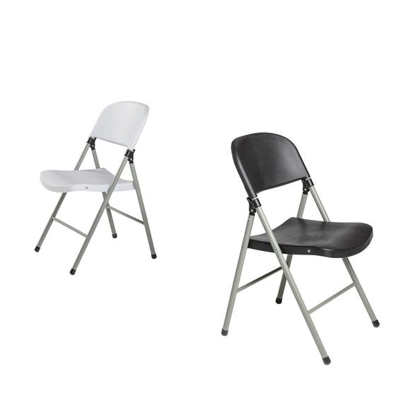 Bolero Klappstühle weiß (2 Stück)