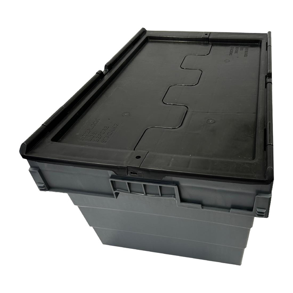Vogue Kunststoff-Transportkiste mit Deckel, 600 x 400 x 320 mm