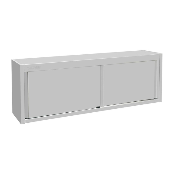 Vogue Hängeschrank Edelstahl 650x1800x400mm