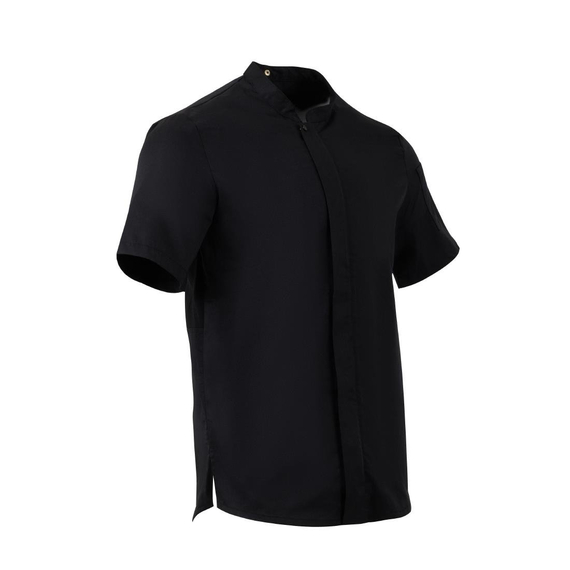 Southside Harlem Kurzarm-Kochjacke, Schwarz, Größe M