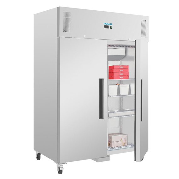 Polar Serie G Gefrierschrank Edelstahl 1200L