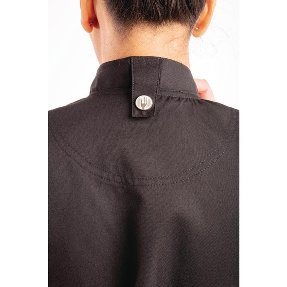 Chef Works Damen Springfield Zip Chefs Jacke Schwarz S