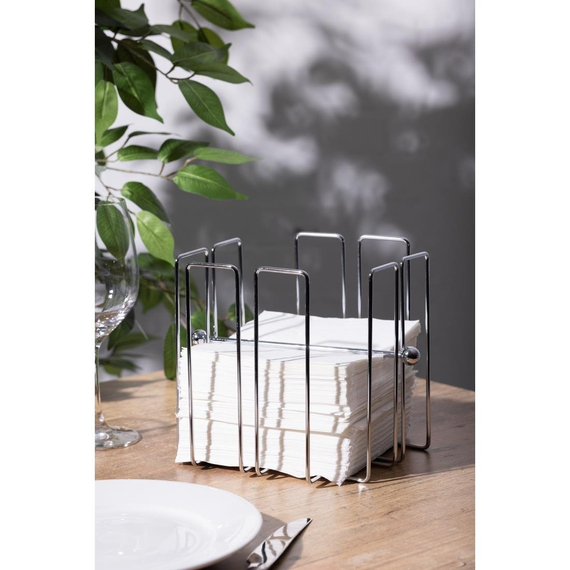 Olympia Serviettenhalter mit Gewicht 19 x 19cm