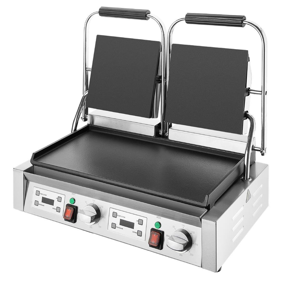 Buffalo Extra großer Kontaktgrill mit doppelt flacher Platte