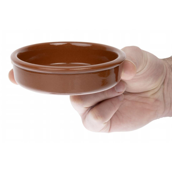 Tapas-Teller aus Terrakotta 10cm (24 Stück)