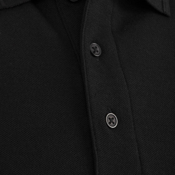 Unisex Poloshirt schwarz L