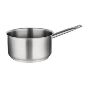 Vogue Kochen wie die Profis Set von 3x Stieltöpfen aus Edelstahl