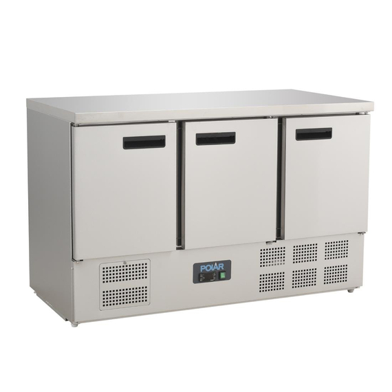 Polar Serie G Kühltisch 3-türig 368 Liter