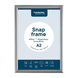 Europel Klapprahmen A2 25mm silber