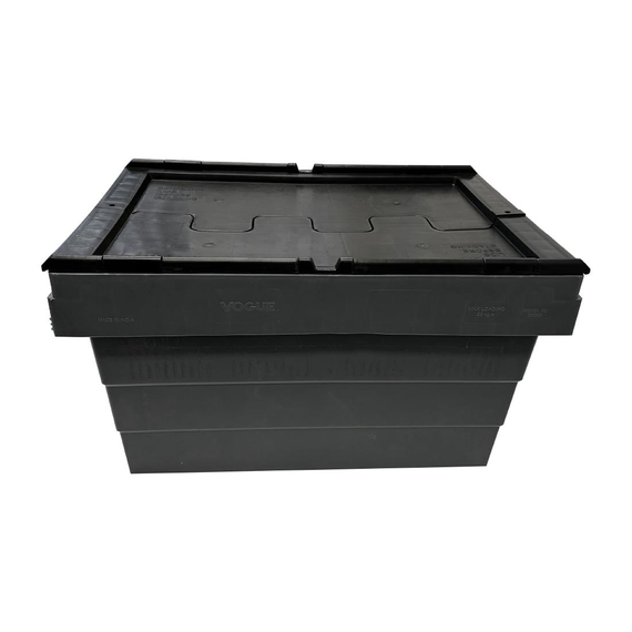 Vogue Kunststoff-Transportkiste mit Deckel, 600 x 400 x 320 mm