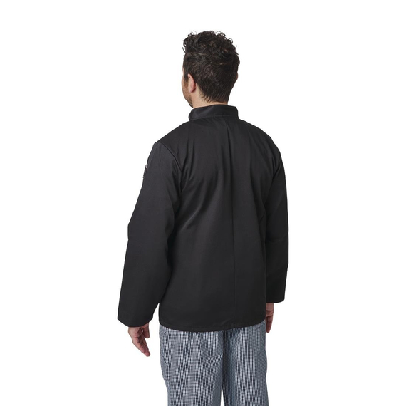 Whites Vegas Kochjacke lange Ärmel schwarz XXL