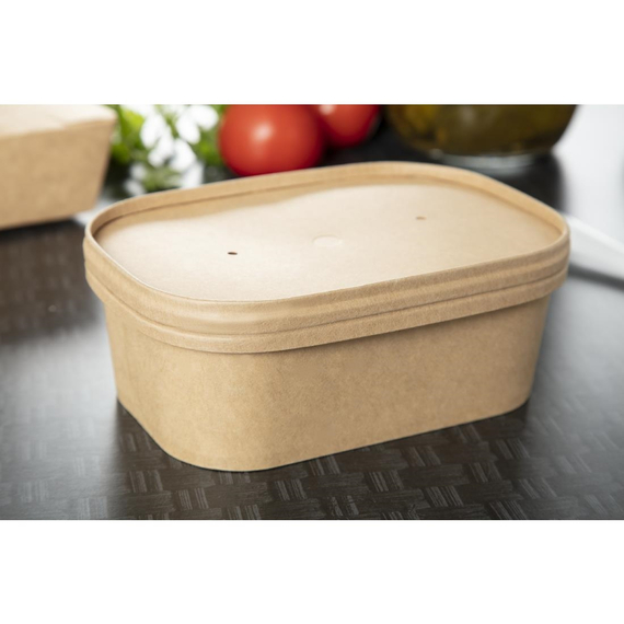 Colpac Stagione Recycelbare mikrowellengeeignete Lebensmittelbehälter 750ml (300 Stück)
