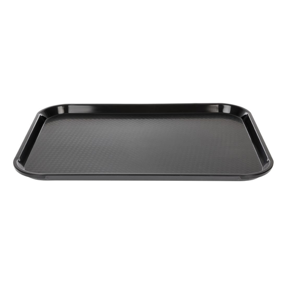 Cambro Polypropylen-Schnellimbisstablett Schwarz 410mm