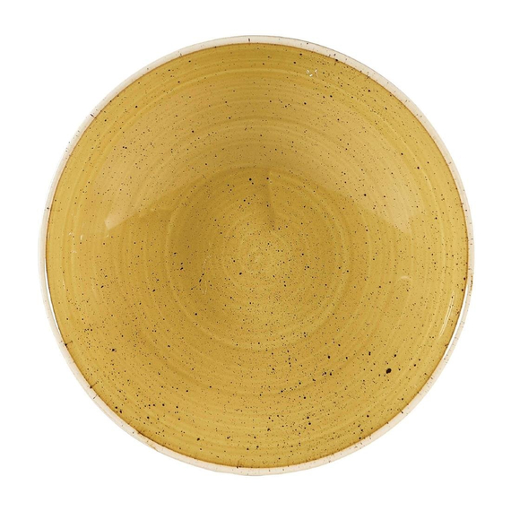 Churchill Stonecast Coupe-Schüsseln, Senfkorngelb, 182 mm, (12 Stück)